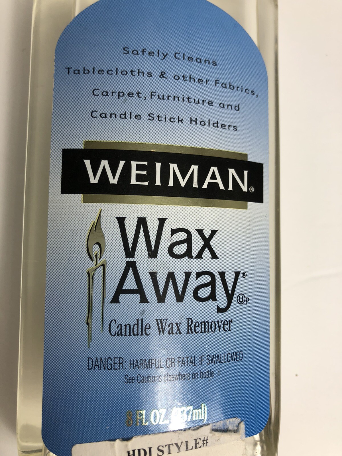 Weiman Wax Away Candle Wax Remover Discontinued USED See photos Approx