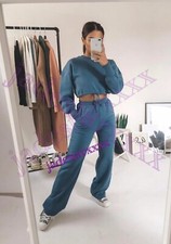 Zara Limitless Contour Collection Blue Green Joggers S Small 8 New