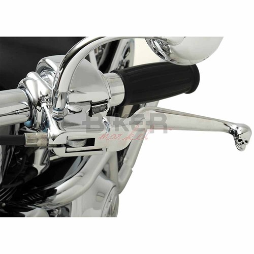 Coppia leve comandi Skull per H-D 96-17 - Imagen 2 de 2