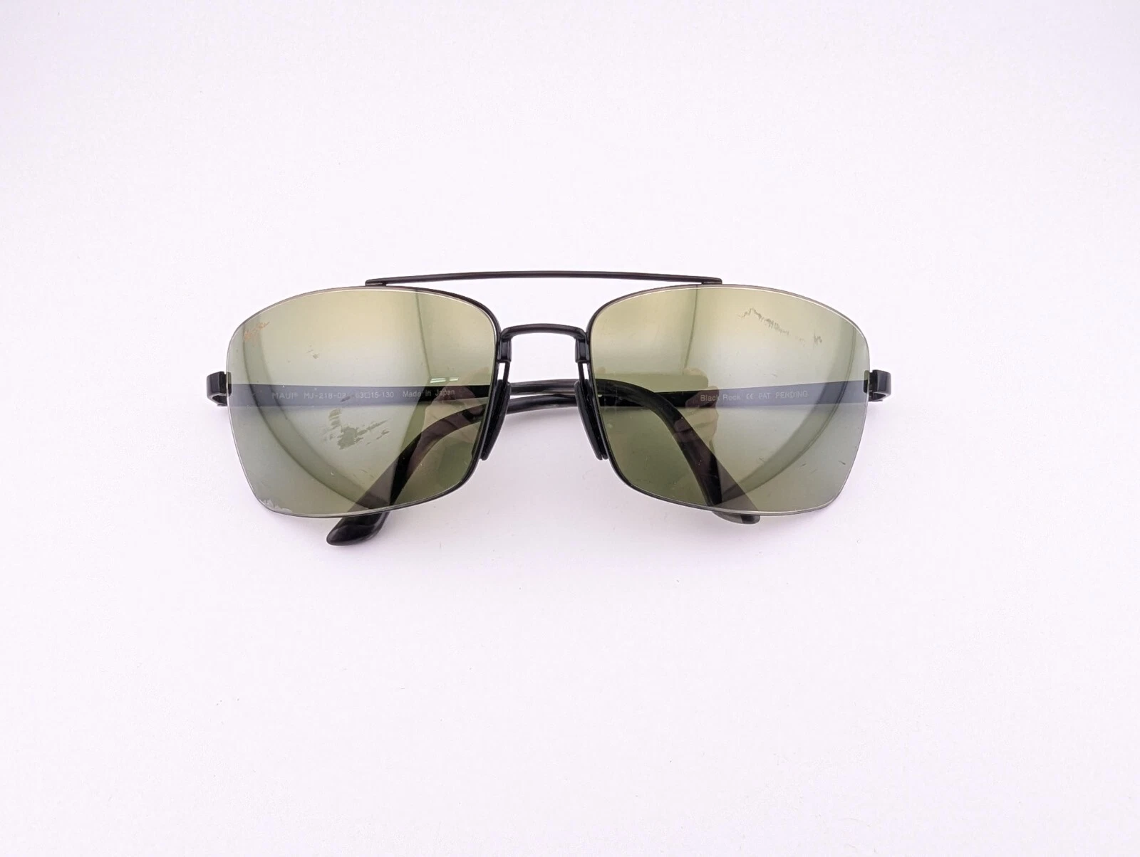 Maui Jim Eyeglasses, Frames Only, MJ 218 02 Black Rock c. Blk, 63 15 130, Japan