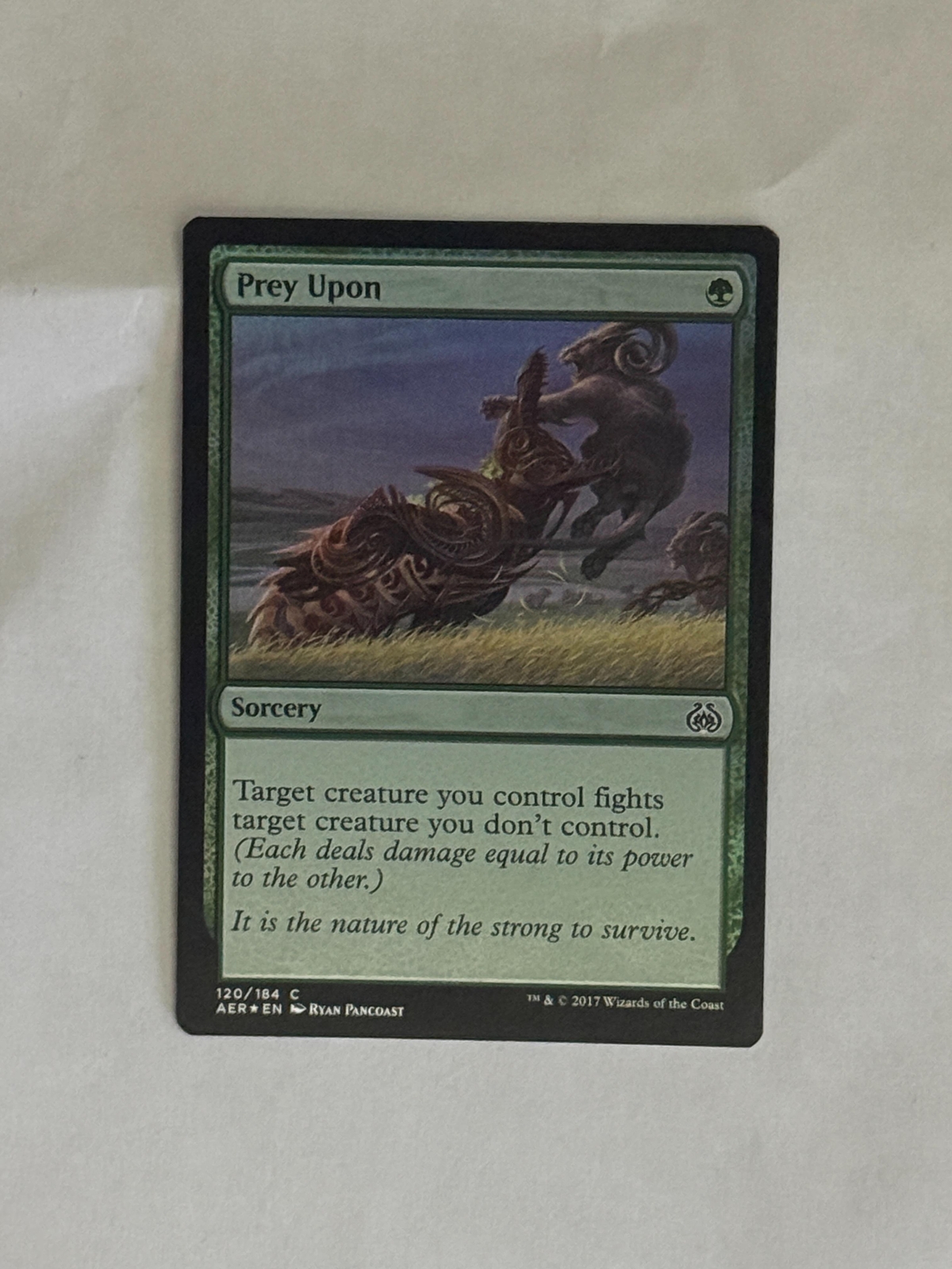 Aether Revolt #120 Prey Upon