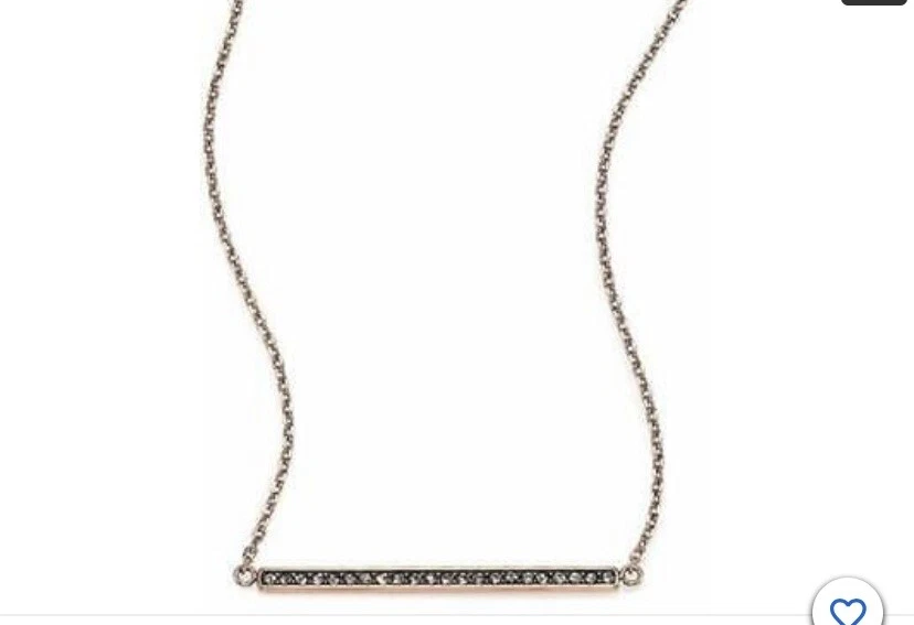 Collana a barretta Michael Kors Brillance tono oro rosa $115 d14