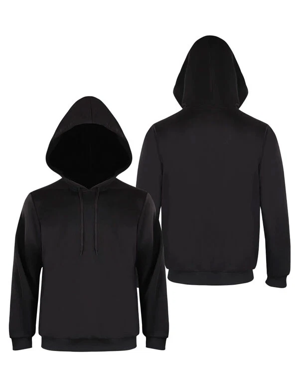 Plain black deals hoodie ebay