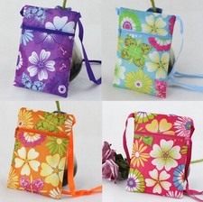 Premium Fabric CrossBody Phone Bag Purse Wallet Phone Shoulder Bag Change Bag 