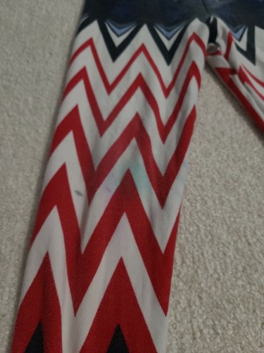 Kids lularoe Kids leggings S/M Red White and Blue - Picture 2 of 4
