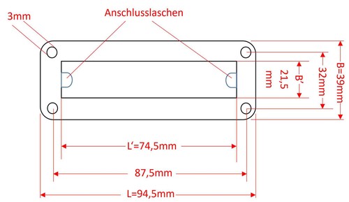 Einbaugehäuse für 1x18650 Akku-/Batterie (3,7V) - Bild 5 von 5
