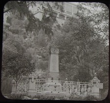 Glas magische Laterne Dia SOLDATEN DENKMAL MEXIKO STADT UM 1910 FOTO MEXIKO