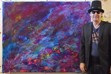 Mark Little,  Original, painting,60”x48”Acrylic,Abstract,36,extra Large,Giant,X