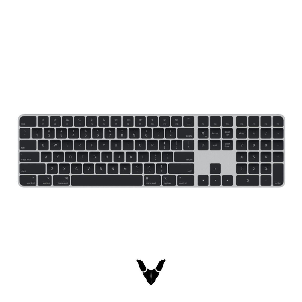 【美品】Magic Keyboard with Touch ID A2520 A2520) Apple Magic Keyboard with Touch ID/Numeric Keypad - MMMR3LL/A