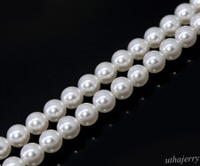 Gioielli originali South Sea Oedo argento BIANCO tondo 6,00 mm perla filo sci...