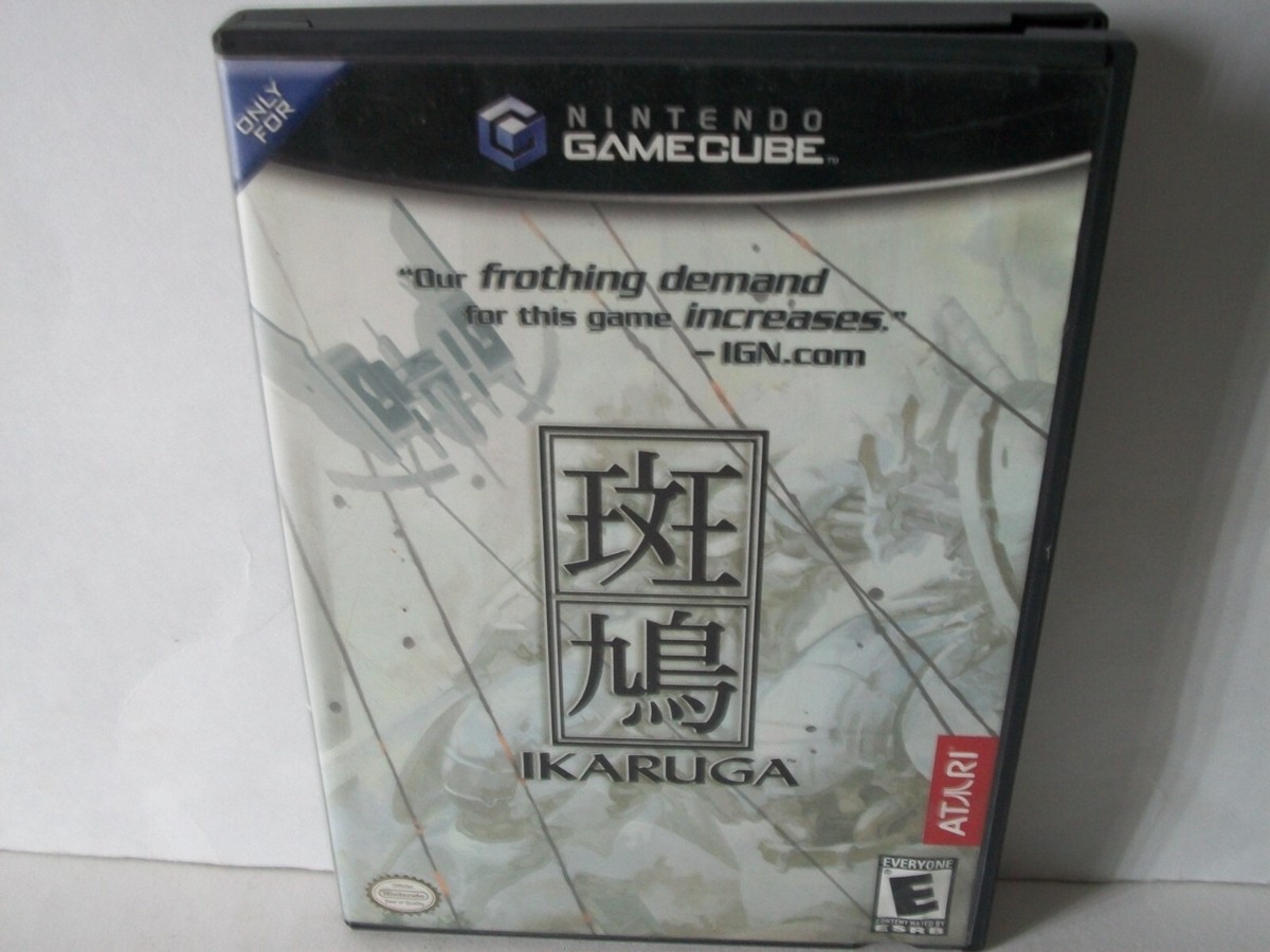Ikaruga Nintendo GameCube Game Case Disc Shooter Treasure Atari
