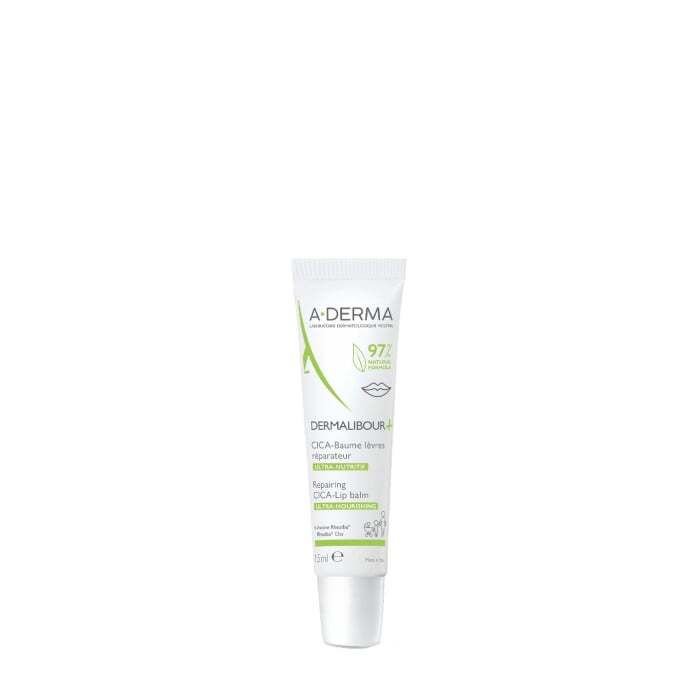 A-Derma Dermalibour+ Repairing CICA-Lip Balm 15ml (0.51floz)