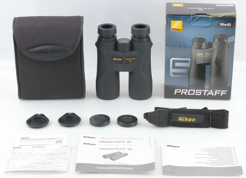 [Top Mint] Nikon Prostaff 5 P511 10x42 Binocular Waterproof Fog Free from Japan - Image 2 of 4