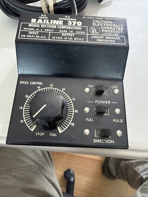 MRC Railine 370 Ho Transformer w pulse power - For Ho Scale - Tested All Metal