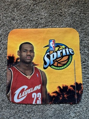 LeBron James Vintage 2003 Sprite Promo Mini Towel Cavaliers NBA Rookie Year