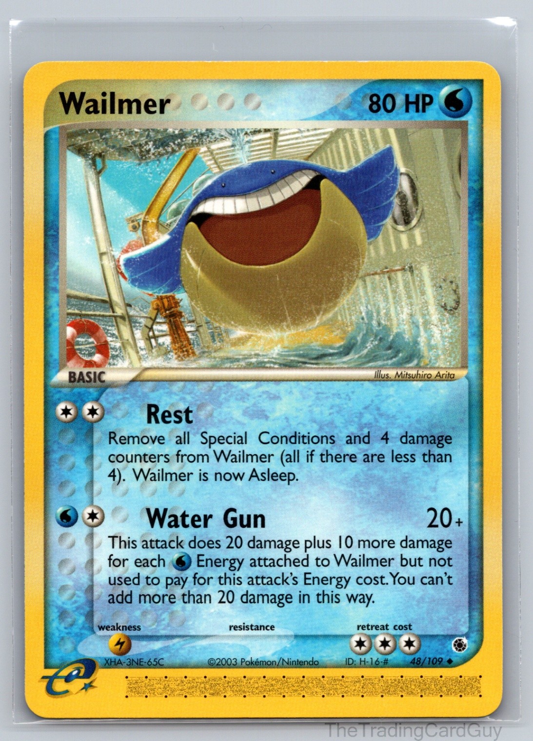 Wailmer Uncommon Ruby and Sapphire Normal 48/109 NM