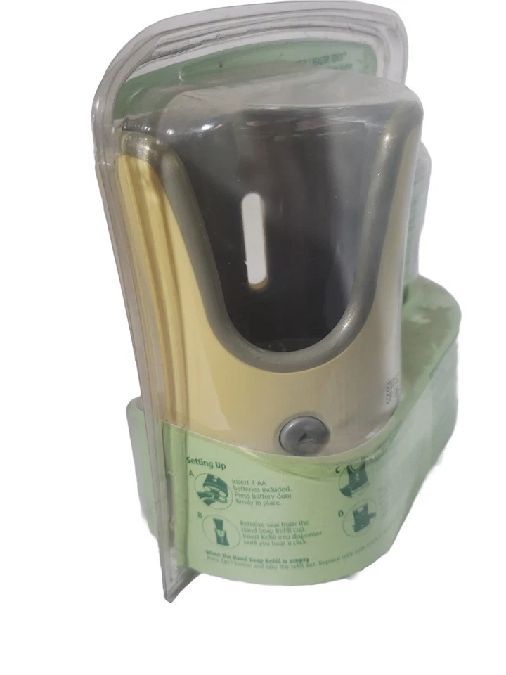 Sistema dispensador de jabón de manos Lysol sin contacto aroma a té verde y jengibre ¡NUEVO! Foto 3 de 4