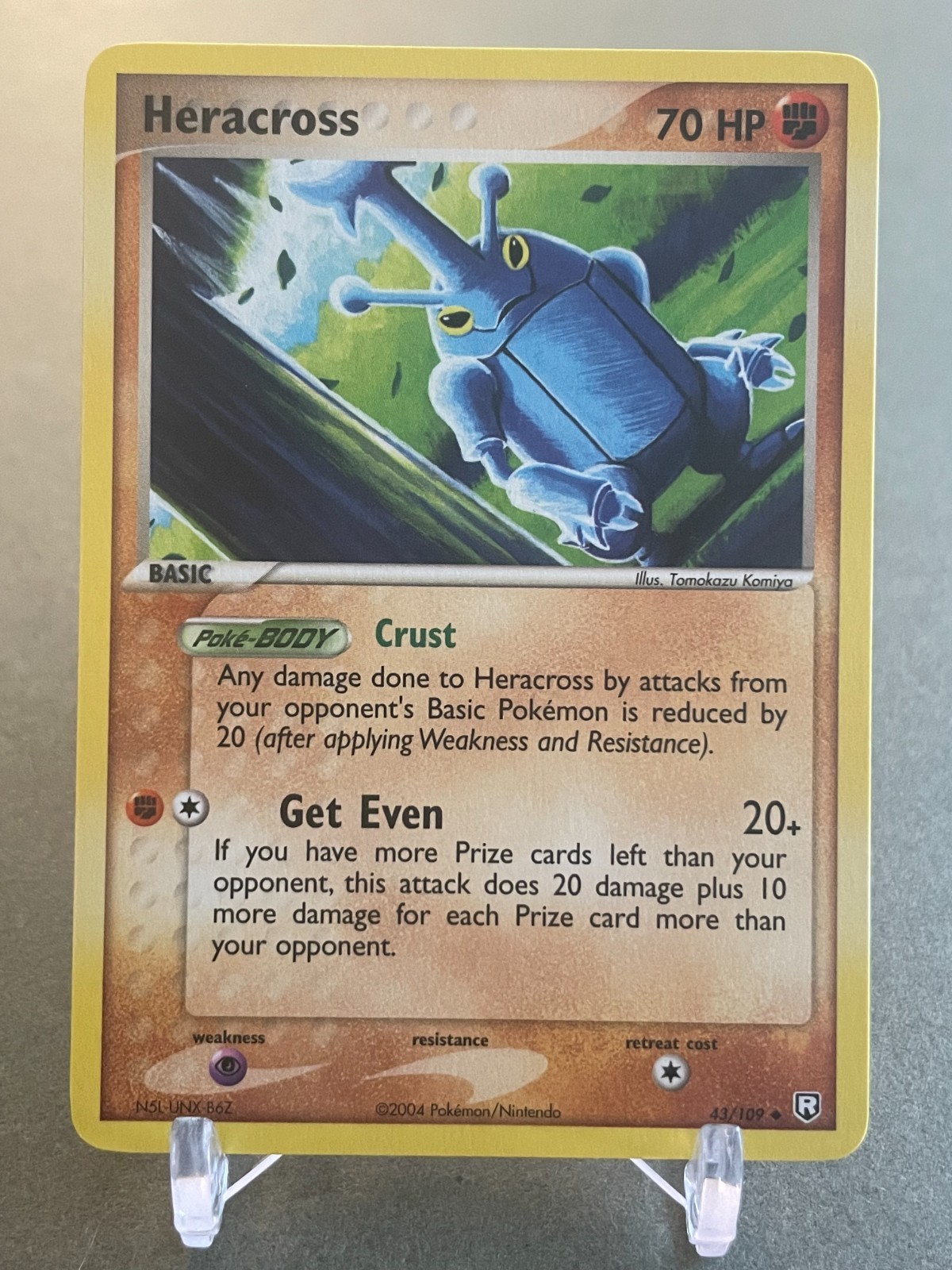 Pokemon Heracross 43/109 ex Team Rocket Returns NM