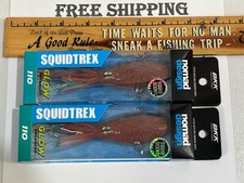 LOT OF 2 Nomad Design Squidtrex 110 Soft Jigging Cast Trolling Saltwater Lures./