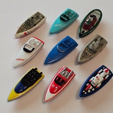 Micro Máquinas Envíos x9 Barco Patrulla Marina de los Estados Unidos Guardia Costera Sheriff Remolcador Velocidad