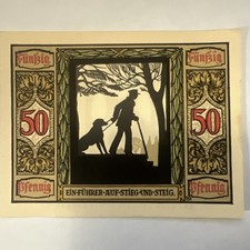 Banknote, Germany, Oldenburg, 50 Pfennig, personnage, 1921, UNC, Mehl