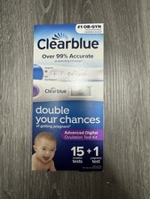 Clearblue Digital Ovulation Test 15 count 1 test exp: 08/14/2027