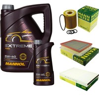 Mann Inspektionspaket 6L Mannol Extreme 5W-40 FüR Opel Astra H Caravan 1.7 Cdti