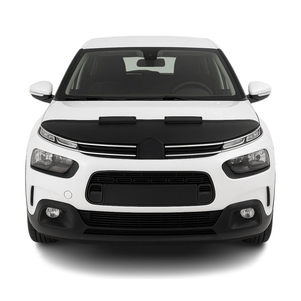 Haubenbra Steinschlagschutz FüR Citroen C4 Cactus 2014-2018 Schwarz Halb-image
