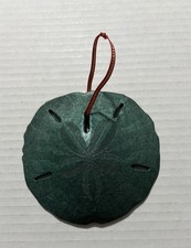 Green Sand Dollar Christmas Ornament