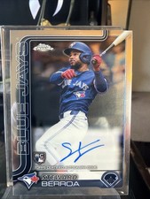 2025 Topps Chrome - Rookie Autographs Steward Berroa #RA-SBE (AU, RC)