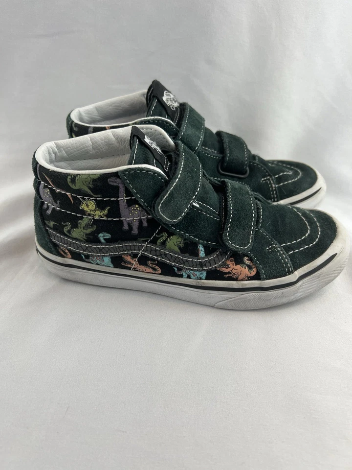 Zapatillas Hombre’s Vans Sk8-Hi Dinosaurios Niño’s Talla 2.5 Verde Foto 3 de 4