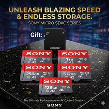 SONY Micro SD Card 2TB 512GB 256GB 128GB TF Memory Card Extreme 1TB U3 4K High