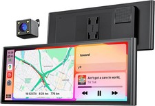 9.26" Wireless Car Play Screen for Apple CarPlay  Android Auto, Portable Car...