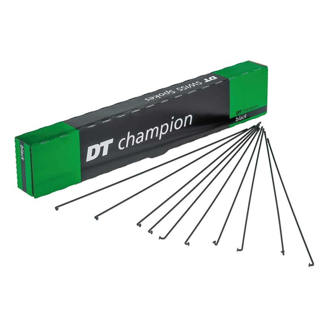 DT Swiss Champion black spokes 14g 2mm box 100 268 mm 20490₽