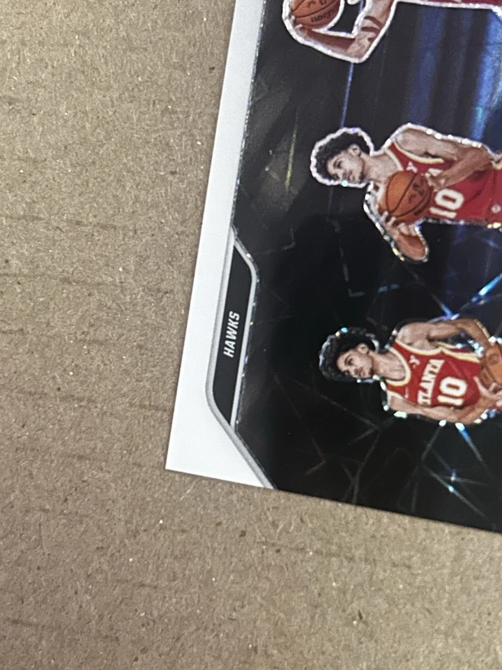 Donruss Optic Zaccharie Risacher RC Phazes #21 Lazer Prizm SSP Case Hit 2024-25 Foto 3 de 4