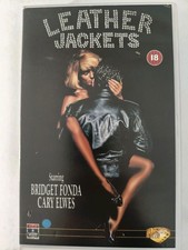 Leather Jackets Vhs Big Box Ex Rental Movie (Rare) Bridget Fonda