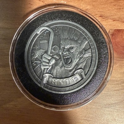 Ironsmith Dr Jekyll & Mr Hyde Challenge Coin Gothic Horror Dual Sided