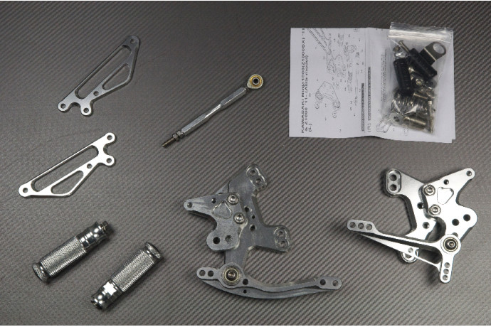 Commandes reculées alu KAWASAKI Z1000 taillées masse pour une précision de pilotage absolue - 2