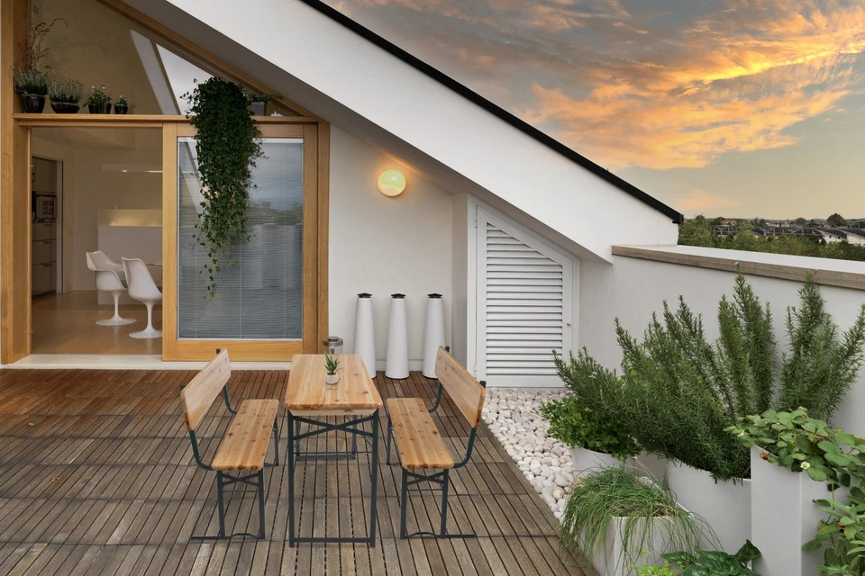 Tavolo da Giardino in Legno Solido Birreria Esterno Campeggio Pieghevoli 119cm - Immagine 2 di 4