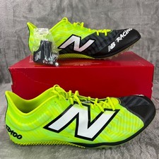 New Balance SD100 v5 Racing Spikes Mens 9.5 Yellow Black Track Field Shoes