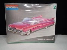 M38 sealed Monogram 1959 59 Cadillac Eldorado Biarritz Convertible kit 1/25 2957