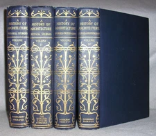 Antique Decorative Art Books Architecture History Sturgis 4 vol Illustrated 1915