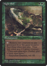 Night Soil (Tucker) (MP) Fallen Empires FEM Magic MTG
