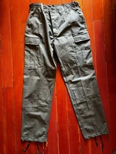 Propper BDU Pants Men’s Size Medium Regular Length Olive Green Ripstop Fabric