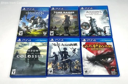 Lot of 6 Popular Sony PlayStation 4 PS4 Games