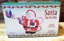 Share the Magic Santa Tea for One Set 12oz Hand Painted Ceramic