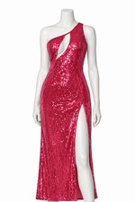 AMY LYNN Asym Sequin Maxi Dress Size UK Large (UK12) BNWT RRP £150