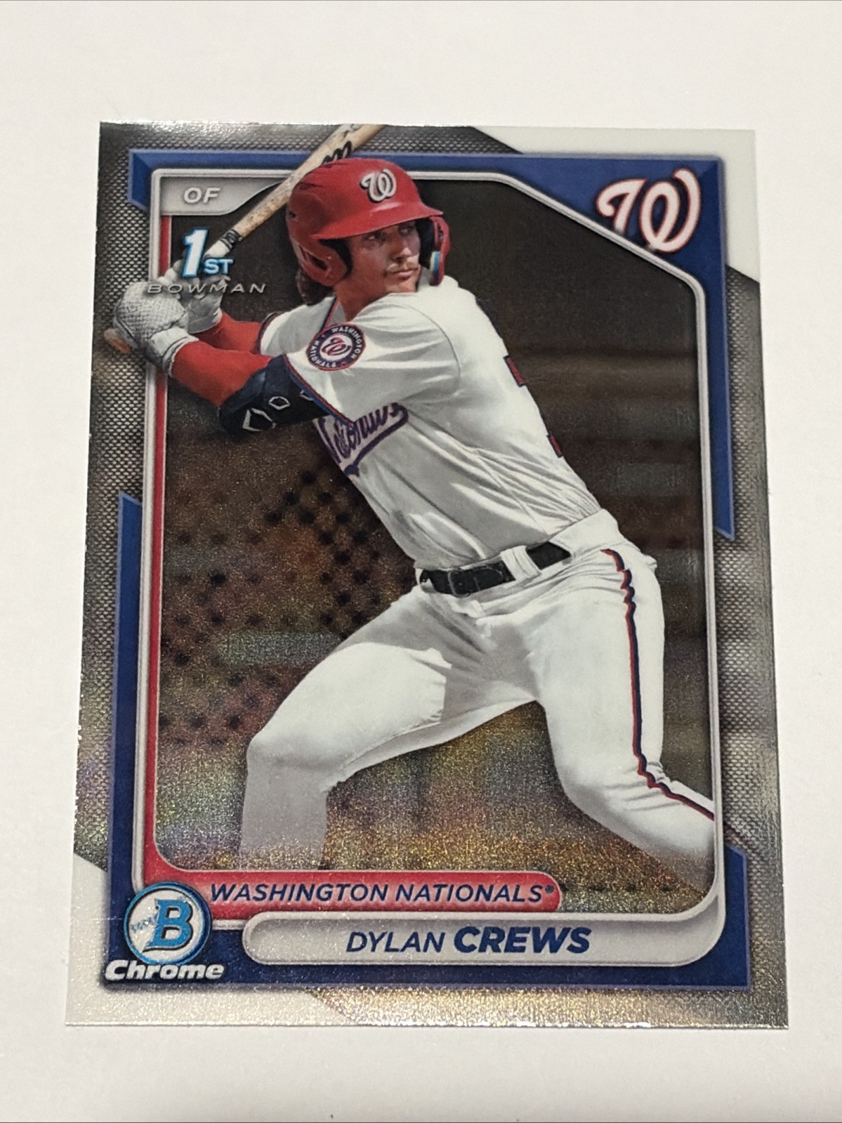 Dylan Crews 2024 Bowman Chrome 1st BCP 23 Nationals Rookie Card 
