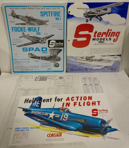 Vintage Sterling Models 1977 Catalog, 8 Inserts & Purchase Order Form