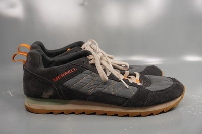 Merrell Alpine Sneaker Men's Size 10 Ebony Grey Orange Retro Hiking Casual